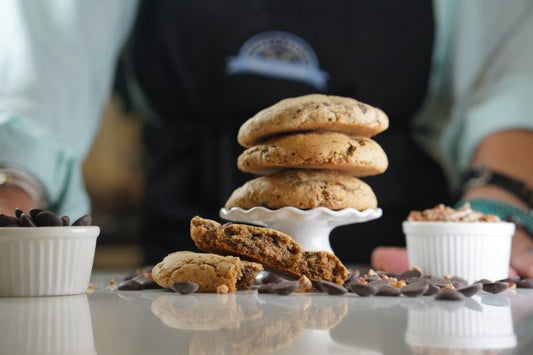 Ghirardeli Pecan Chocolate Chip Cookie Box